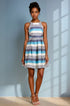 Mandy Dress - Blue Stripe