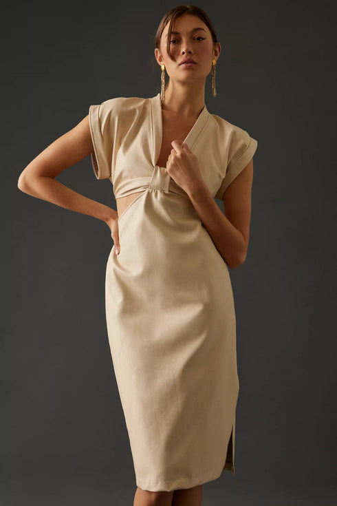 Mini Dress - Faux Leather