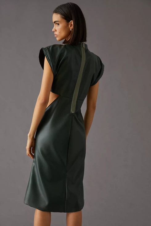 Mini Dress - Faux Leather