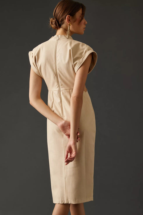 Mini Dress - Faux Leather