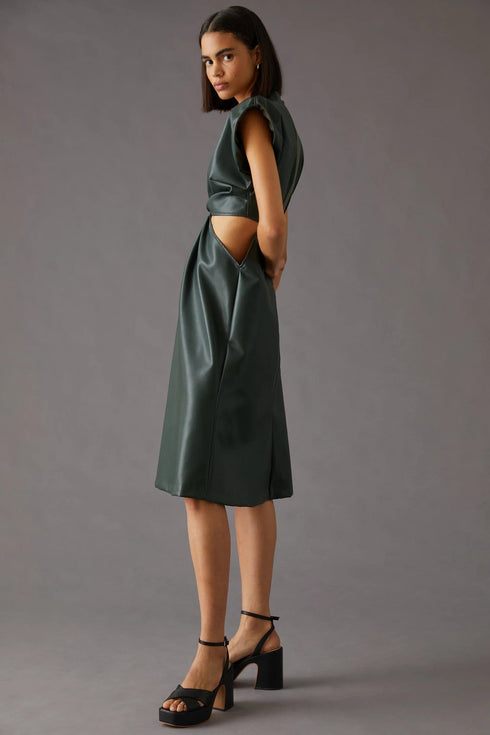 Mini Dress - Faux Leather