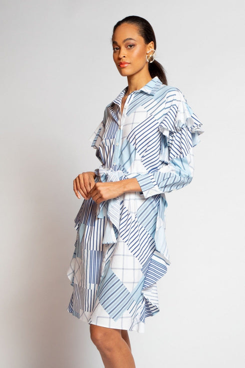 Nelinha Dress - Regatta Stripe