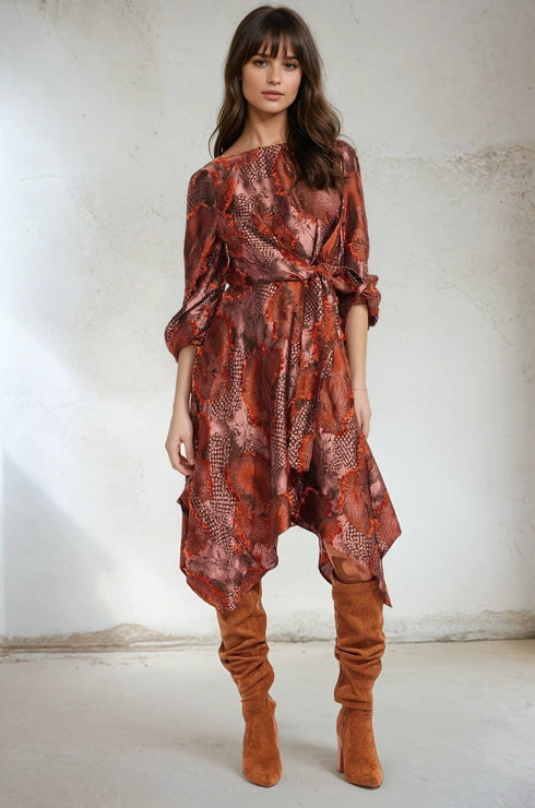 Sandy Dress - Copper Plume