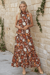Terry Maxi Dress - Groovy Garden