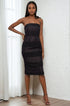 Vendome Dress - Black Stripe