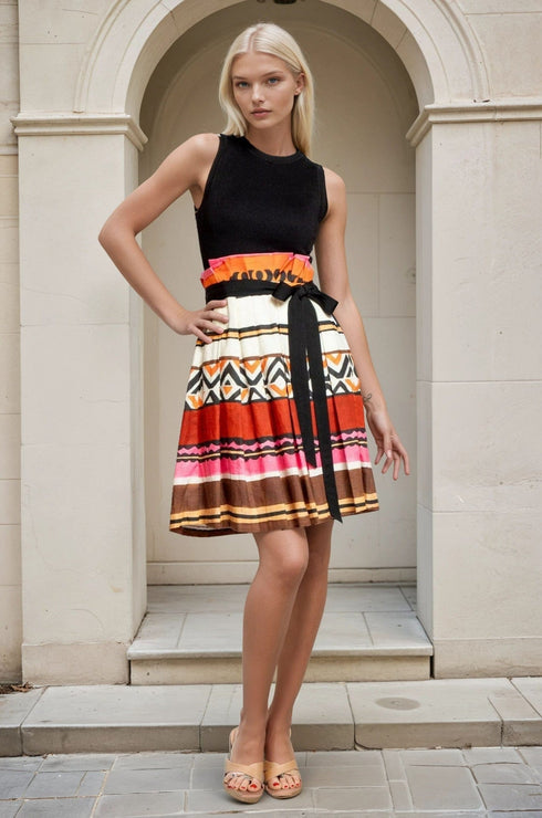 Verna Dress - Tulum Stripe