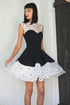Yolanda Daisy Dress - Black and White