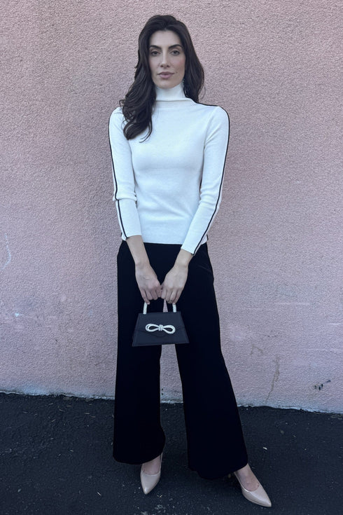 Satin Bow Rhinestone Bag