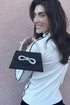 Satin Bow Rhinestone Bag