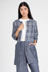 Carrie Car Coat – Plaid Linen
