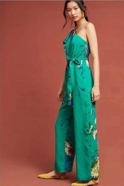 Garden One-Shoulder Jumpsuit