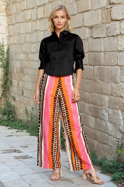 Cypress Pant - Tulum Stripe