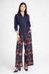 Hepburn Pant – Sapphire Damask