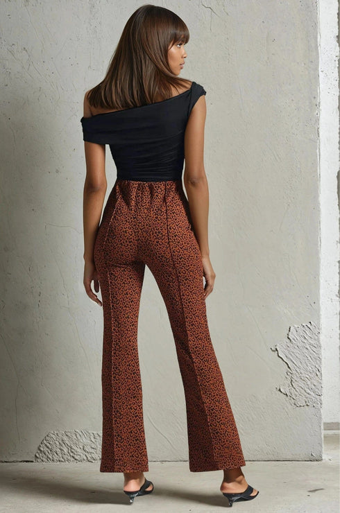 Margot Kick-Flare Pants - Mocha Fierce