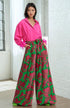 Salinger Wide-Leg Pants - Camellia Bloom