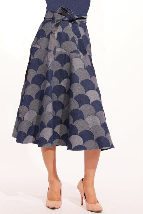 Allas Skirt - Atomic Denim