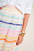 Aluna Skirt - Rainbow Stripe