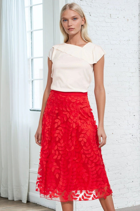 Amanda Skirt - Red Vine
