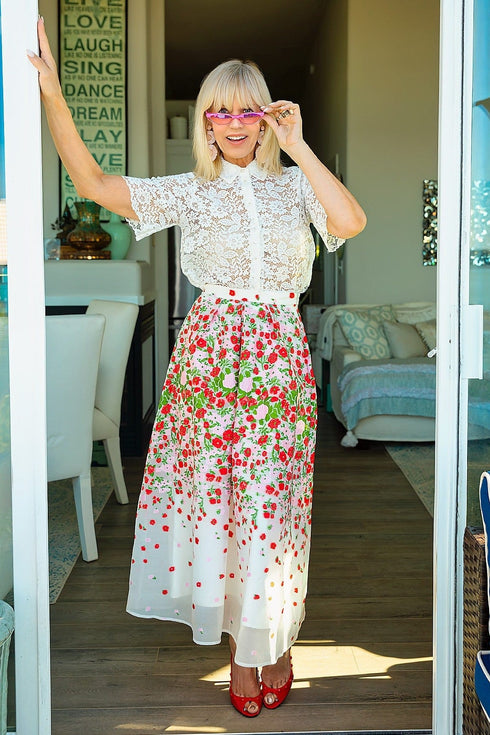 Anova Skirt - Petal Field