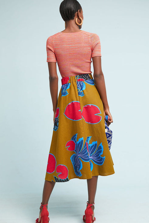 Betta A-Line Midi Skirt