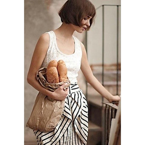 Black and White Stripe Skirt