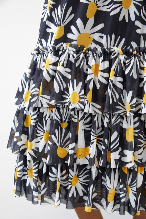 Daisy Tiered Midi Skirt