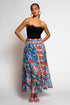 Daniel Midi Skirt - Nocturnal Bloom