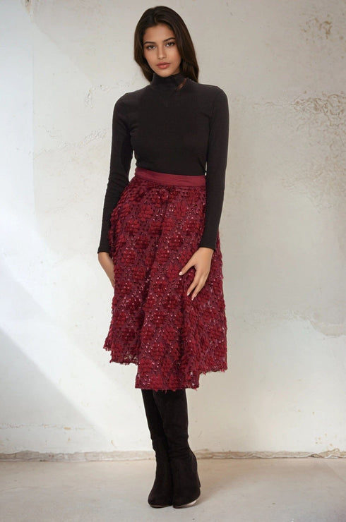 Dion Skirt – Sangria Fizz