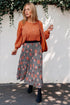 Ingrid Pleated Skirt - Congo Dot