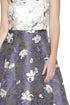 Jacquard Floral Top and Skirt Set