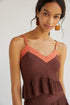 Kava Colorblocked Knit Skirt Set- Carmello