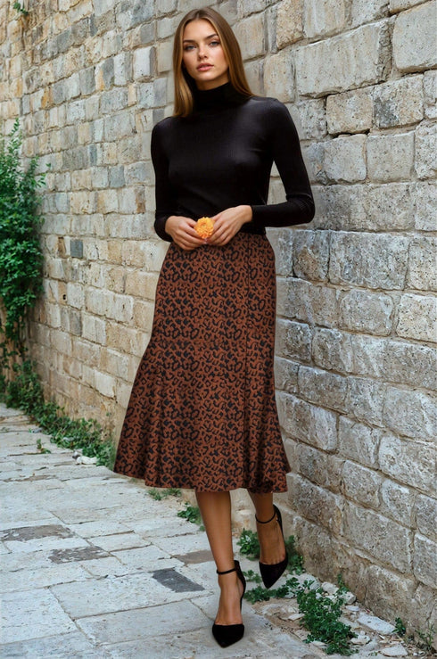 Lucilla Skirt - Mocha Fierce