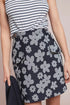 Mod Floral Mini Skirt