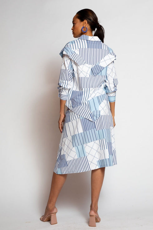 Telma Skirt - Regatta Stripe