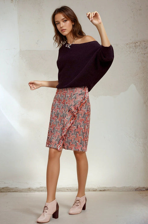Tweed Pencil Skirt