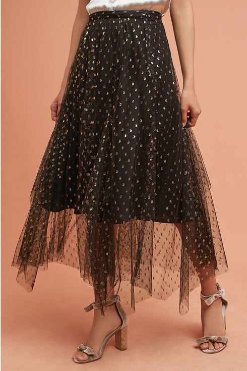Zelda Metallic Tulle Skirt