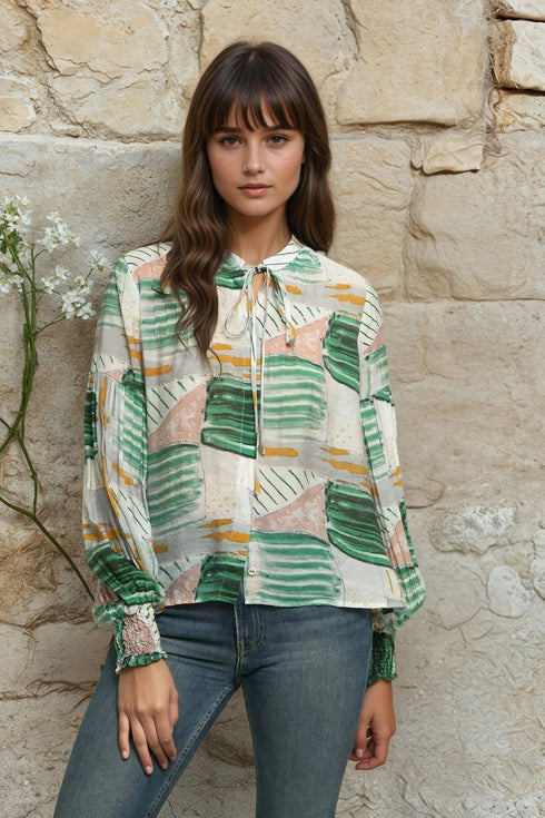 Alix Blouse - Rum Baba