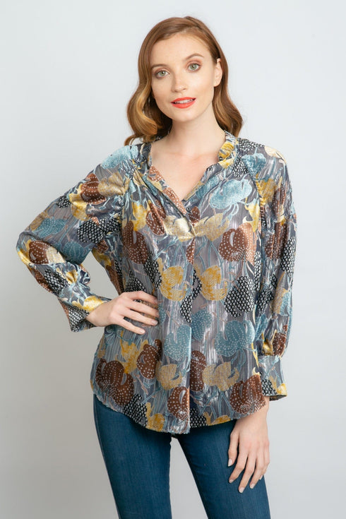 Anton Blouse - Blue Nile