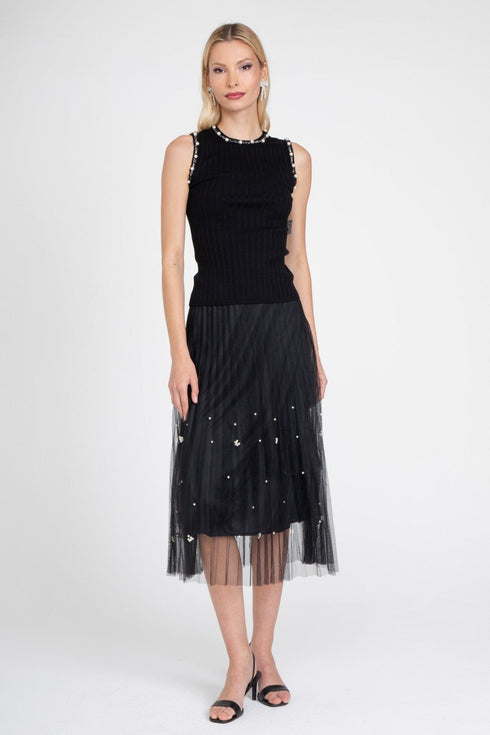 Black Pearl Knit Tank