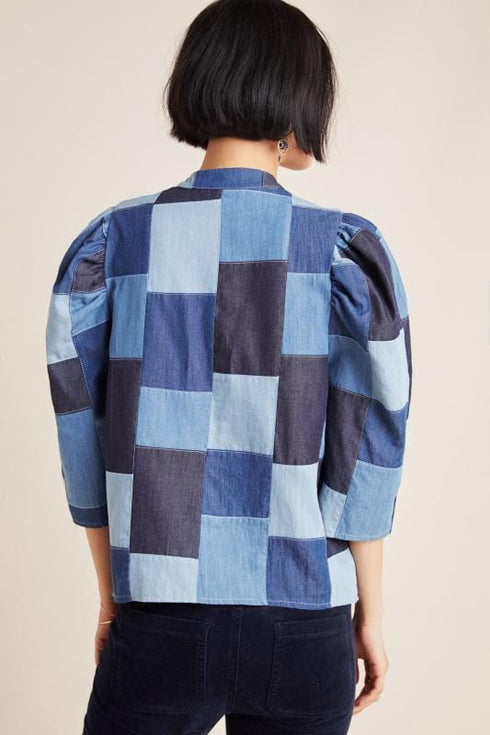 Buttondown - Denim Patchwork