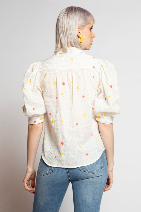 Fiona Blouse - Sugar Dot