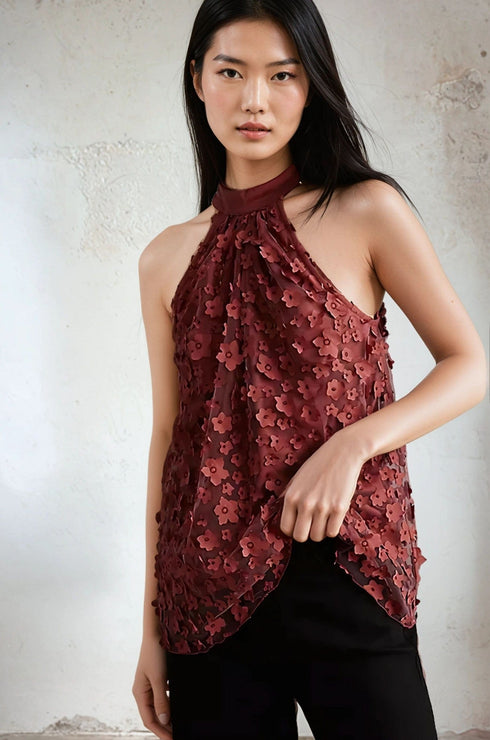 Floral Halter Top