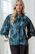 Josefina Blouse - Teal Feather