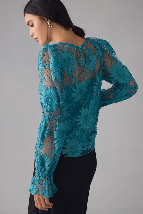 Lace Floral Blouse