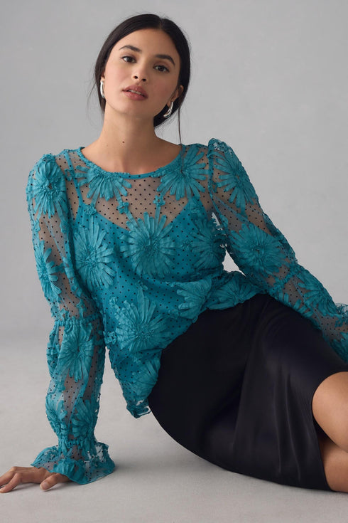 Lace Floral Blouse