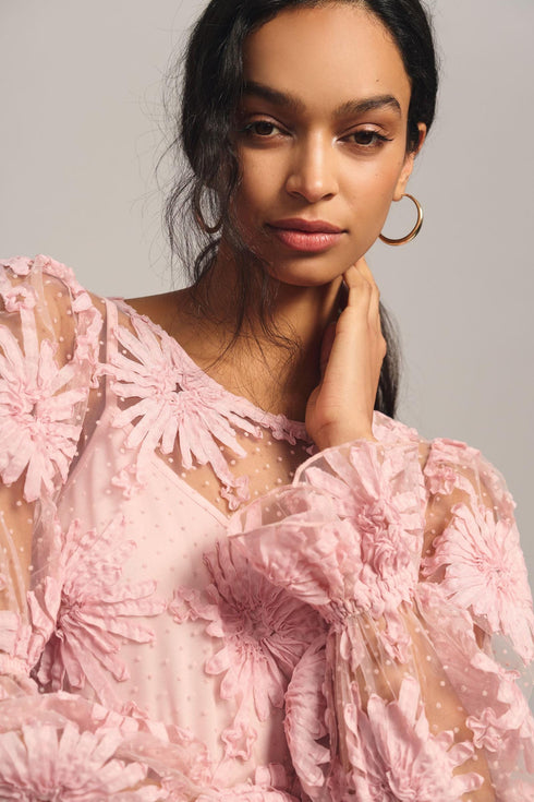 Lace Floral Blouse