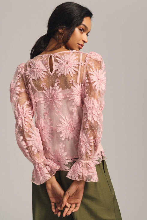 Lace Floral Blouse