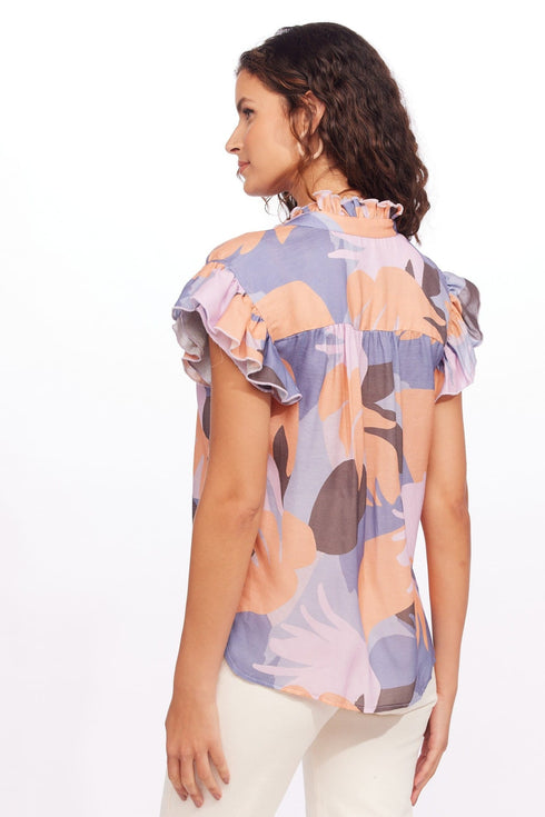 Luna Top -Peach Palm