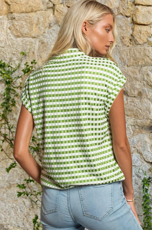 Nico Gingham Top