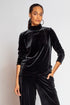 Nola Top - Black Velvet